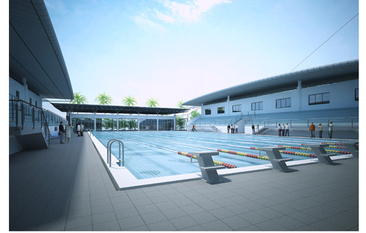 Đại học Hùng Vương - Hạng mục: Bể bơi